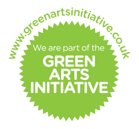 We are part of the Green Arts Initative